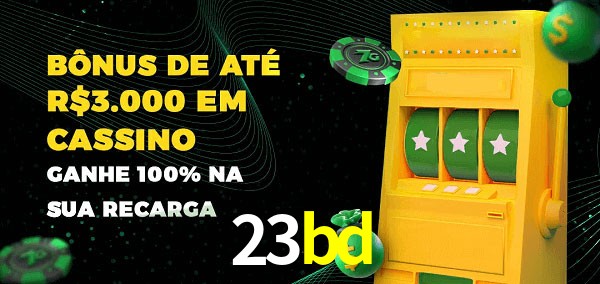 23bd melhor bônus de depósito